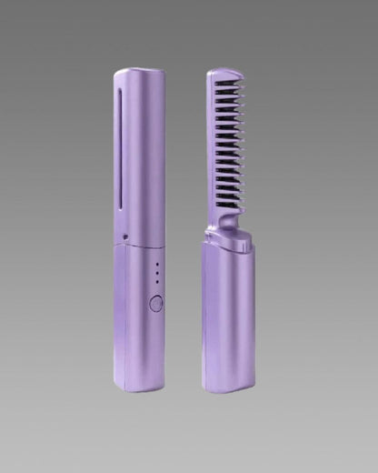 Mini Portable Hair Straightener Hair Straightener  (Purple)