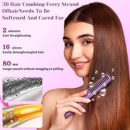 Mini Portable Hair Straightener Hair Straightener  (Purple)