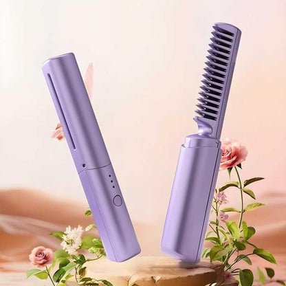 Mini Portable Hair Straightener Hair Straightener  (Purple)